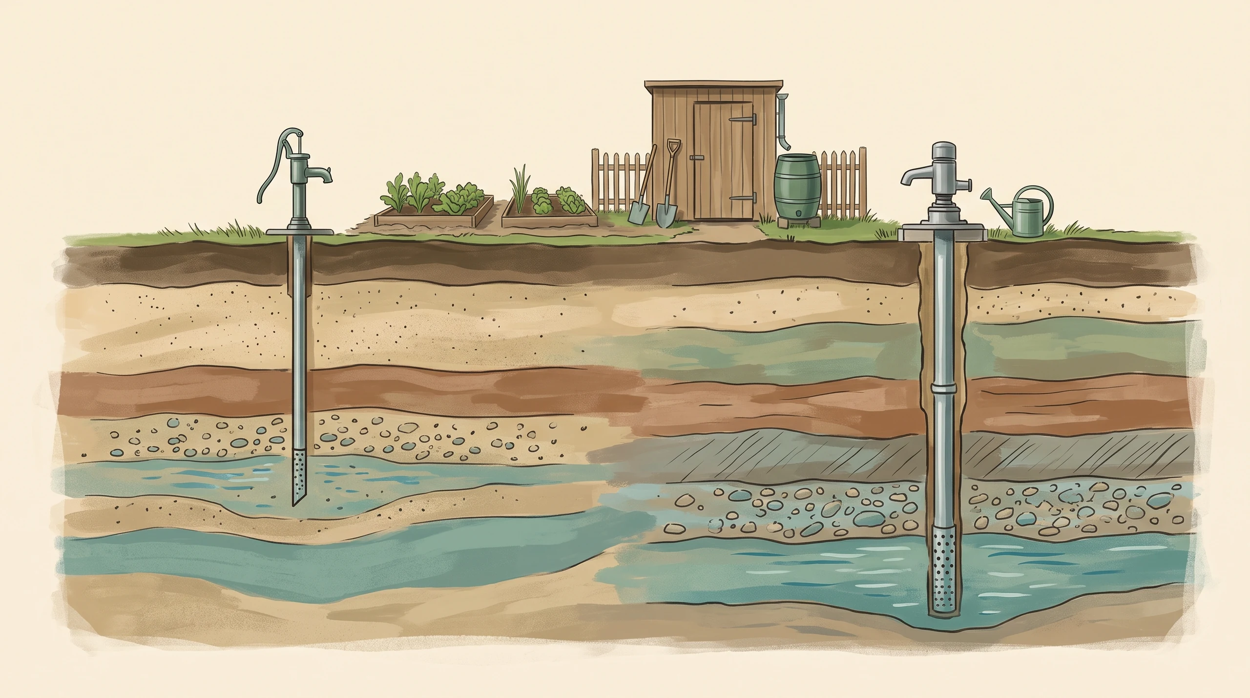 Rammbrunnen oder Bohrbrunnen? Die ehrliche Entscheidungshilfe