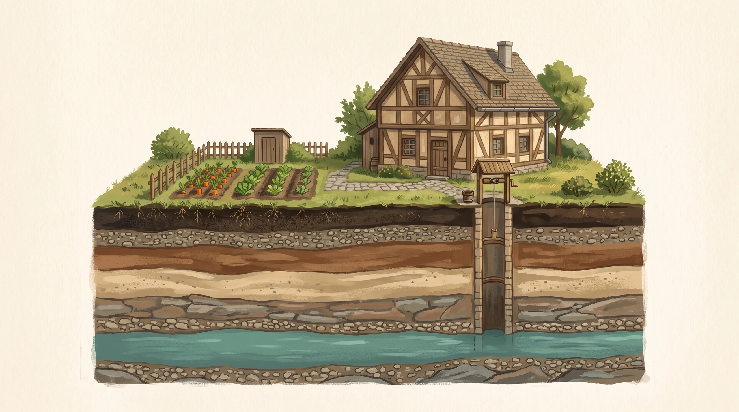 Wasserader finden: die richtige Stelle für deinen Brunnen