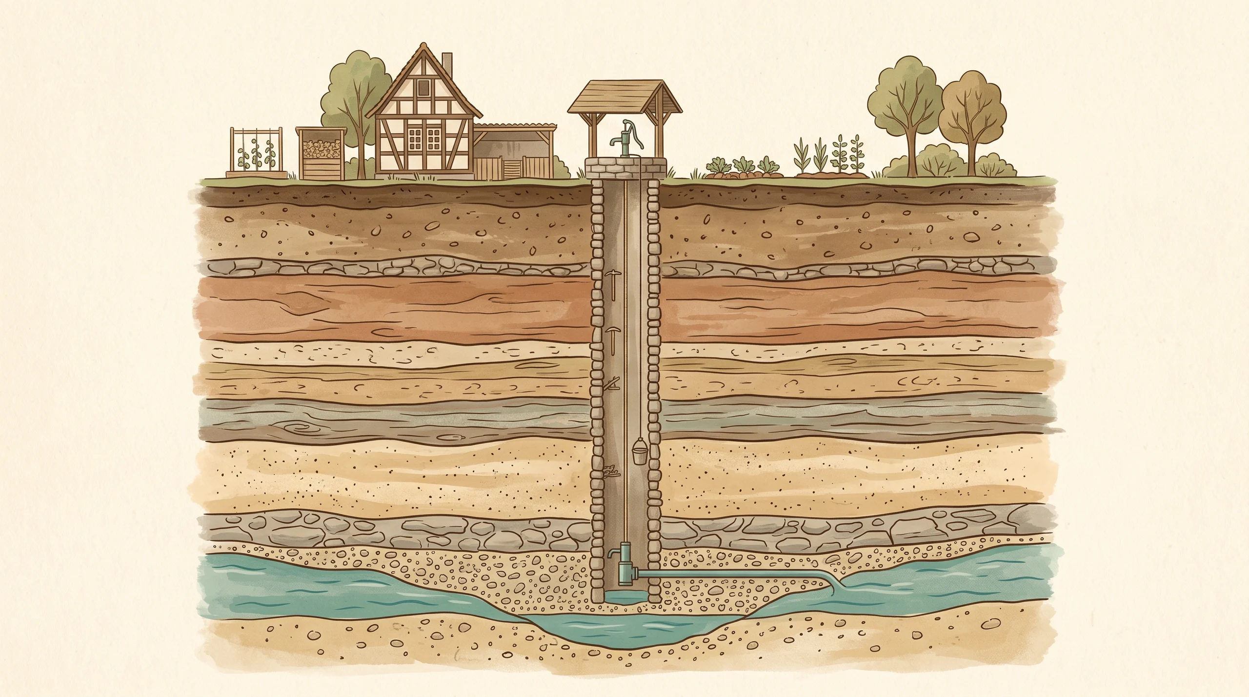 Wie tief ist das Grundwasser? So findest du es heraus