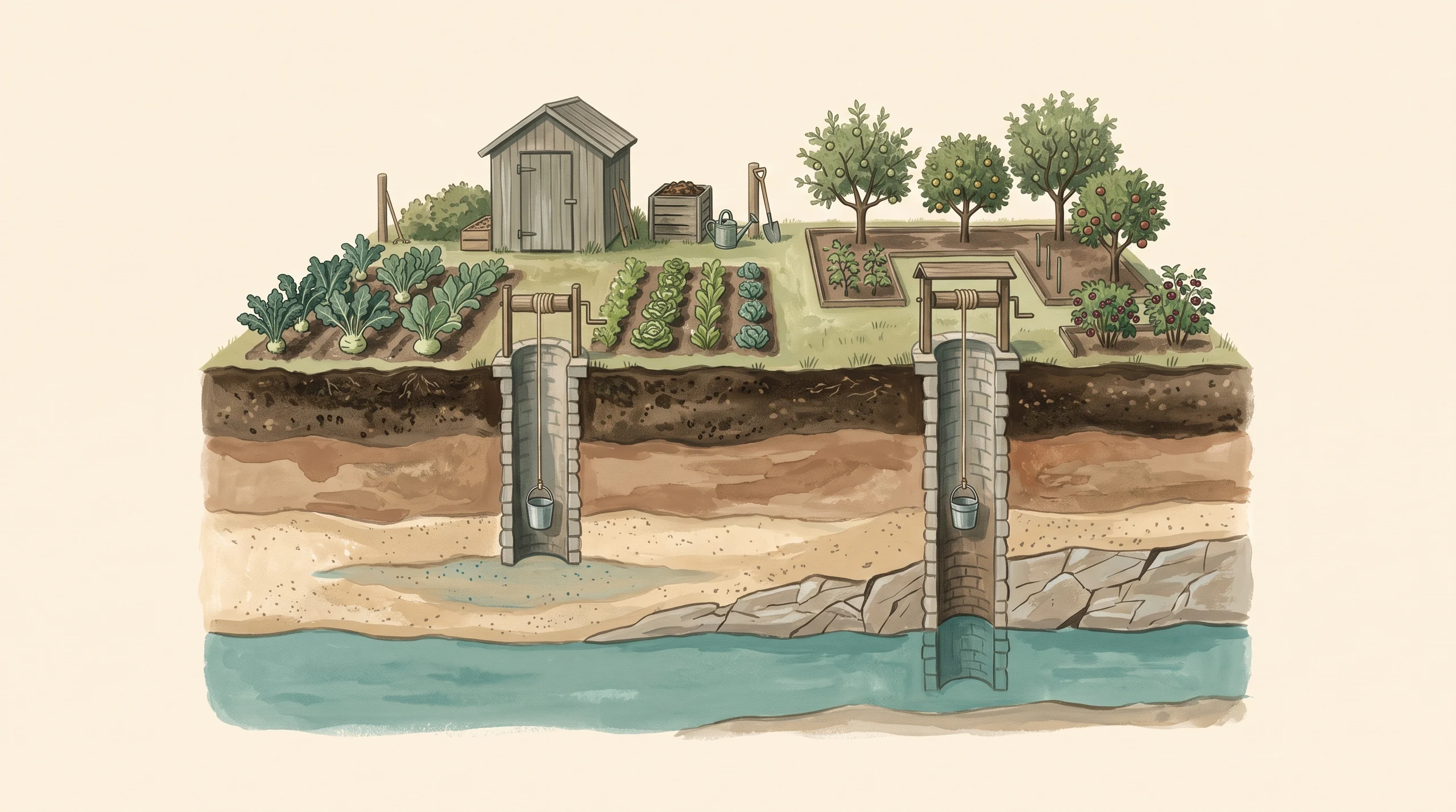 Wie tief muss ein Brunnen sein? Faustregeln und Grenzen